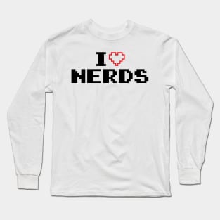 I Heart Nerds v6 Long Sleeve T-Shirt